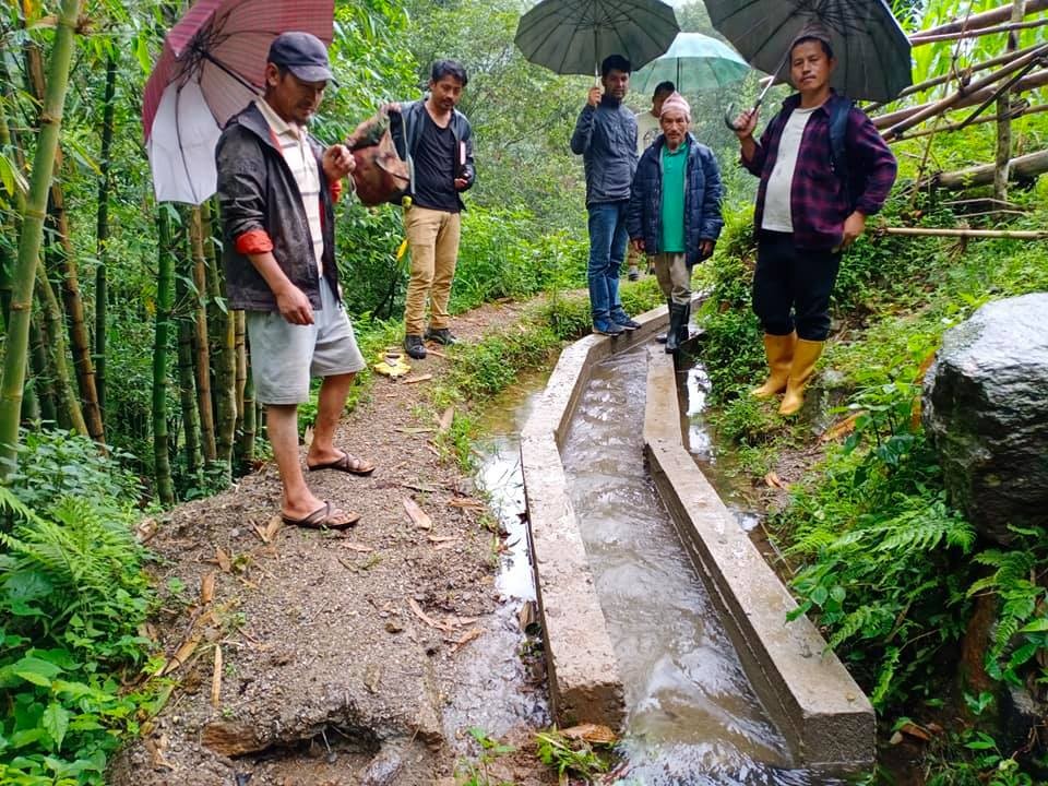 खोटाङको साकेला गाउँपालिकामा चार वटा सिँचाई योजना सम्पन्न