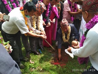 खोटाङको तापखोला पुलको शिलान्यास