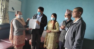 दिक्तेल रुपाकोट मझुवागढी नगरपालिकालाई उद्धार तथा सुरक्षा सामग्री प्राप्त