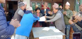 अटो दुर्घटनामा गम्भीर घाईते बनेका रुपेशको उपचारार्थ ६ लाख ८७ हजार ५४ रुपैयाँ संकलन