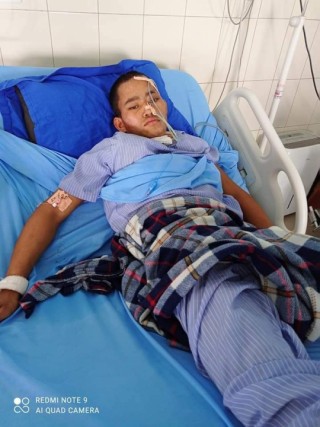 भीरबाट लडेर गम्भीर घाईते भएका बिजयको उपचारका लागि ५४ हजार जुटाइए