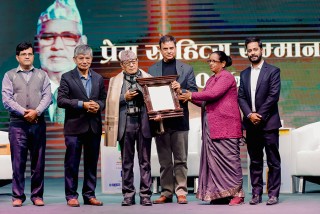 ‘प्रेम साहित्य सम्मान’ वरिष्ठ कवि खोटाङका जसराज किराँतीलाई