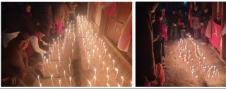 संसद पुःर्नस्थापनाको स्वागतमा खोटाङमा दिप प्रज्वलन