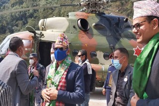 नेपाल सरकारका पाँच सचिवद्धारा अरुण तेस्रोको एकैसाथ स्थलगत अनुगमन
