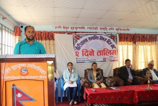 मौरी पालक किसानलाई गाउँपालिकाको तालिम