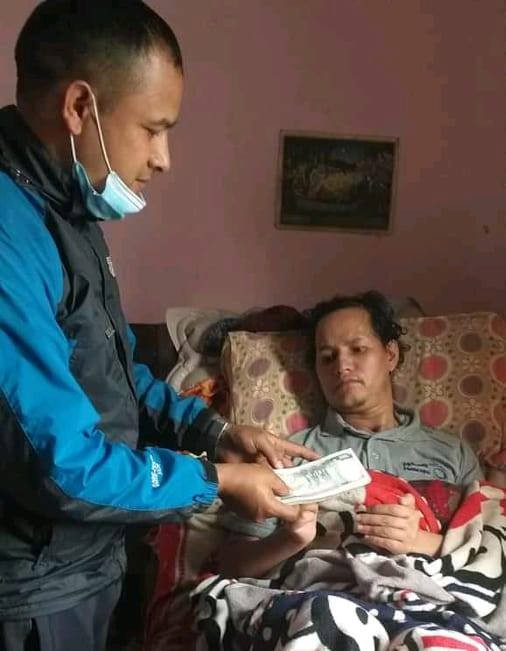 ब्रेन ह्यामरेज भएका बिरामीलाई उपचार खर्च प्रदान