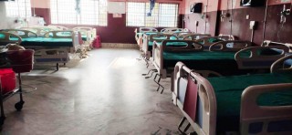 कोसी अस्पतालमा भेन्टिलेटरसहितको ६१ बेडको कोरोना वार्ड तयार गरिदै