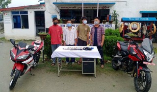 मोरङमा लागु औषधसहित चार जना पक्राउ