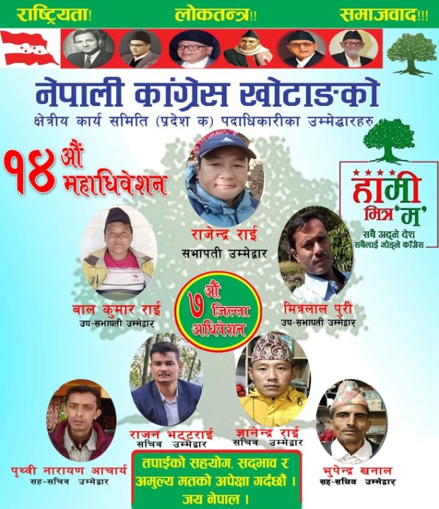 कांग्रेस क्षेत्रीय अधिबेसनमा गगन/कृष्णदेखि शेरबहादुर प्यानल