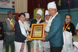 सागका विजेता खेलाडीलाई खोटाङमा सम्मान