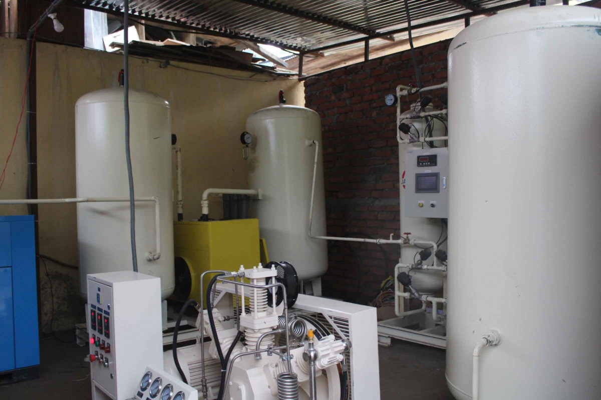 जिल्ला अस्पताल खोटाङमा अक्सिजन प्लान्ट जडान