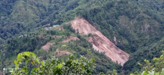 जलेश्वरी पहिरोः एक करोड ५० लाखको क्षती