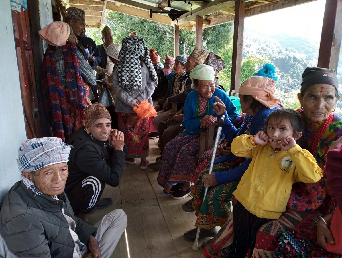 साकेला : ४८३ अशक्त लाभग्राहीलाई शिबिरमार्फत सामाजिक सुरक्षाभत्ता