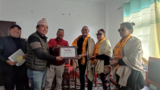 तेक्वान्दो खेलाडी तथा फिल्म निर्माता राईलाई गाउँपालिकाको सम्मान