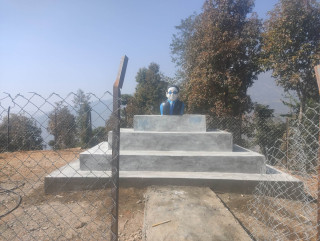 लैनसिं बांदेलको बेवारिसे शालिक पार्कमा राखियो