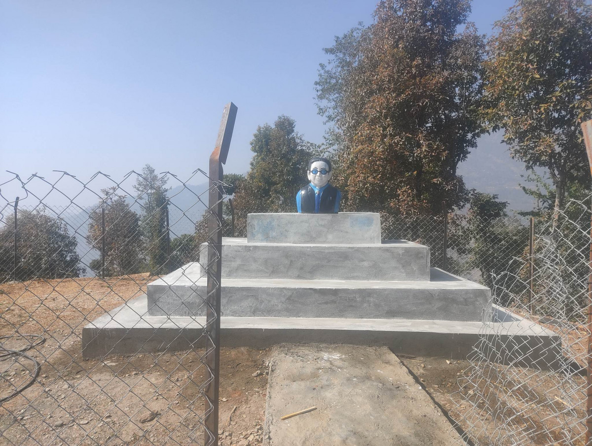लैनसिं बांदेलको बेवारिसे शालिक पार्कमा राखियो