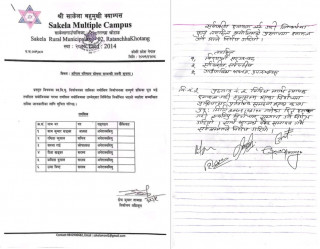 साकेला क्याम्पसको स्ववियु निर्वाचनको वैधानिकतामाथि उठाइए प्रश्न