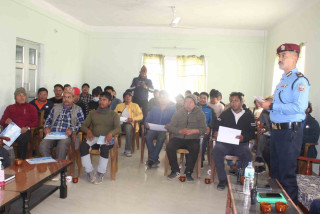 चालक र सह–चालकलाई सवारी दुर्घटना न्युनीकरण सम्वन्धी प्रशिक्षण