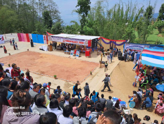 दिक्तेल इंसिल सेकेण्डरी बोर्डिङ स्कुलको वार्षिकोत्सव मनाइदै