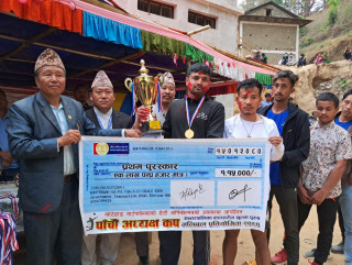 खोटेहाङ अध्यक्ष कपमा पुरुषतर्फ सभापोखरी र महिलातर्फ रामप्रसाद राई गाँउपालिका प्रथम