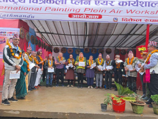 मुन्दुम अन्तर्राष्ट्रिय चित्रकला कार्यशाला तथा प्रदर्शनी सम्पन्न
