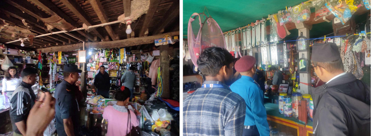 जन्तेढुंगामा म्याद नाघेका एक ट्याक्टर अखाद्यवस्तु जफत, गोदाम अनुगमन गर्न व्यवसायीको अवरोध