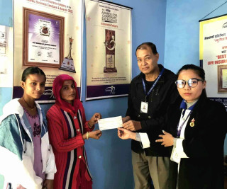 बर्दिबास : नेशनल लाइफद्धारा मिश्रको परिवारलाई १० लाख दाबी भुक्तानी