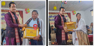 पत्रकार शेर्पा र अछामेलाई यातायात पत्रकारीता पुरस्कार