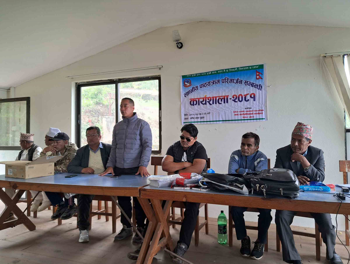 स्थानीय पाठ्यक्रम तयार पार्न ६ वटा क्लष्टरमा कार्यशाला सुरु